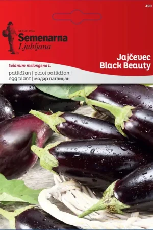 Professionele kwaliteit - Semenarna Ljubljana Auberginezaden "Black Beauty", 2 g