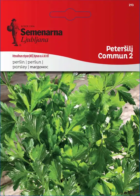 Semenarna Ljubljana Peterselie-zaden "Commun 2" (Glad), 10 g - Laatste stuks