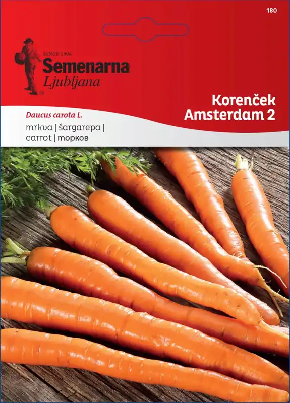 Uitverkoop - Semenarna Ljubljana Wortelzaden "Amsterdam 2", 7 g