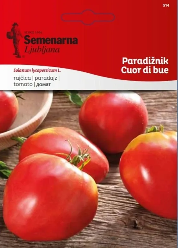 Semenarna Ljubljana Tomatenzaden "Cuor di Bue", 8 g | Opruiming