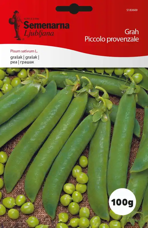 Semenarna Ljubljana Doperwtenzaden "Piccolo Provenzale", 100 g | Op voorraad
