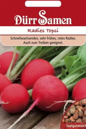 Prijs verlaagd | Dürr Samen Radijszaden "Topsi", 600 Korrels