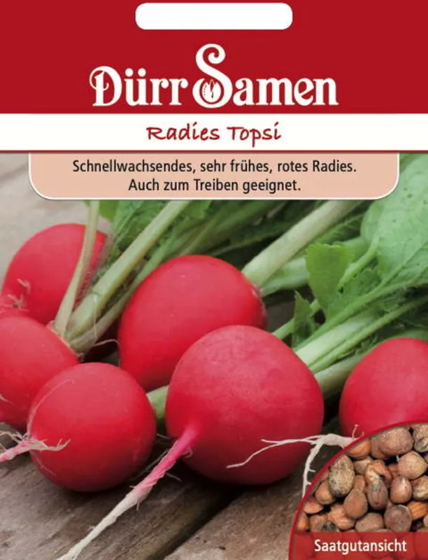 Prijs verlaagd | Dürr Samen Radijszaden "Topsi", 600 Korrels