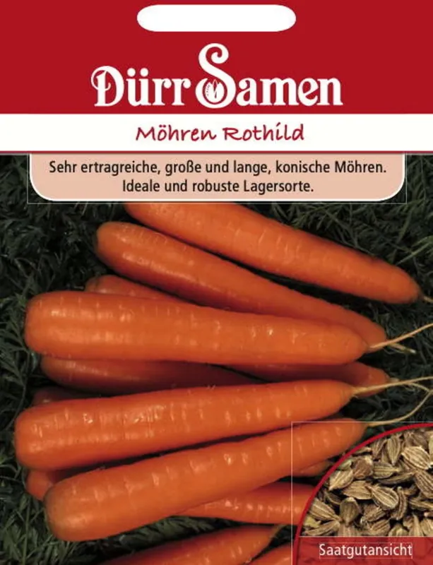 Speciale deal | Dürr Samen Wortelzaden "Rothild", 2.000 Korrels