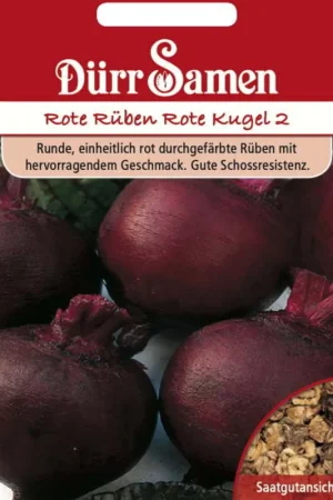 Beste prijs | Dürr Samen Rode Bietenzaden "Rote Kugel", 200 Korrels