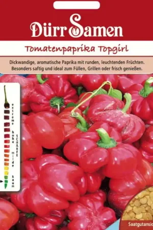 Bespaar meer | Dürr Samen Tomatenpaprikazaden "Topgirl", 25 Korrels