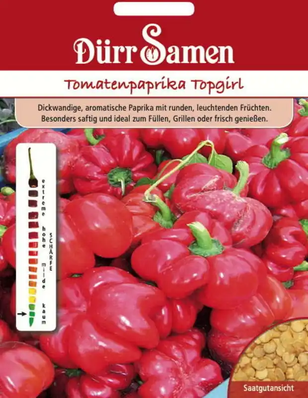 Bespaar meer | Dürr Samen Tomatenpaprikazaden "Topgirl", 25 Korrels