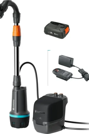 Favoriet van klanten - GARDENA Accu-Regentonpomp 2600 Comfort 18V P4A Ready-To-Use Set