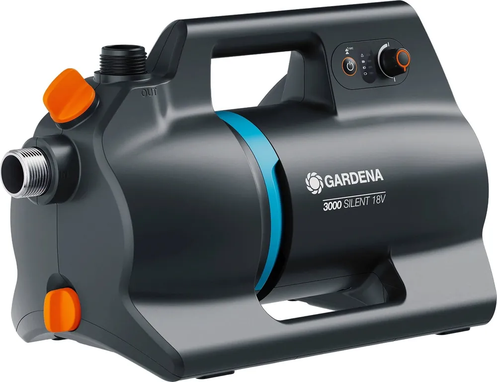GARDENA Accu-Tuinpomp, 3000 Silent 18V P4A - Nieuw in de shop