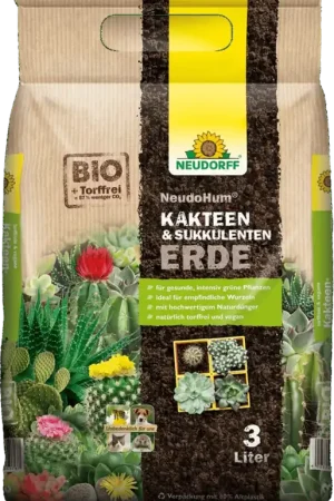 Actie - Neudorff NeudoHum Grond voor Cactussen & Vetplanten, 3 L