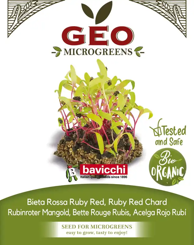 Bavicchi Biologische Kiemgroenten "Rubinroter Mangold", 15 g - Nieuw product