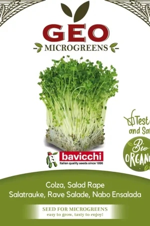 Bavicchi Biologische Kiemgroenten "Salatrauke", 50 g - Professionele kwaliteit