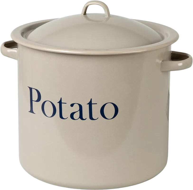 Voordelig - Garden Trading Emaille Aardappelcontainer "Truffle"
