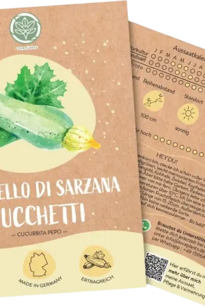 LOVEPLANTS Biologische Alberello di Sarzana Zucchetti, 8 Korrels - Nieuw