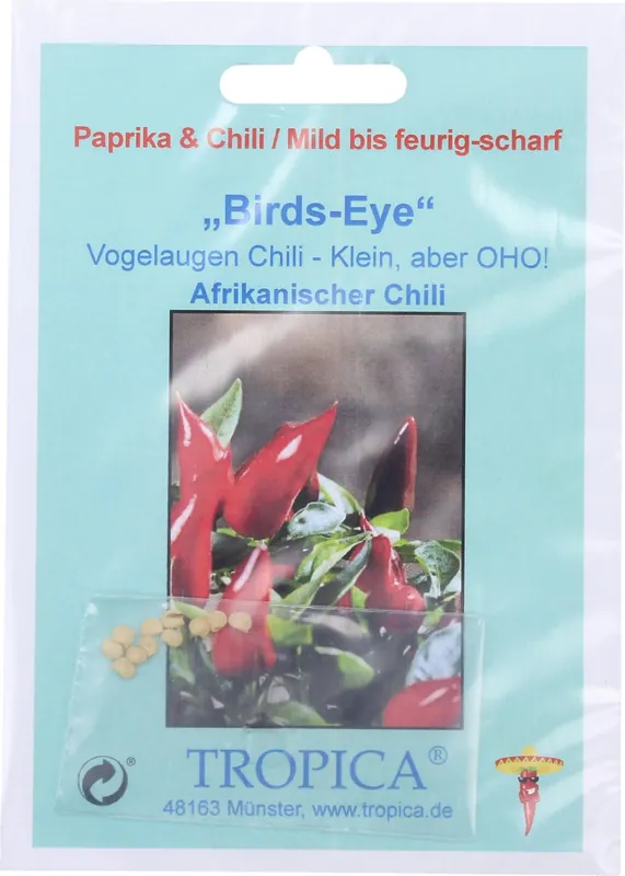 TROPICA Chili "Birds-Eye", 10 Korrels | Wees er snel bij