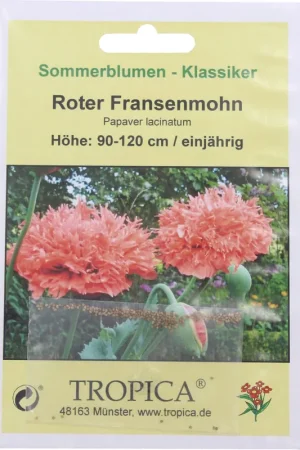 Nog enkele stuks | TROPICA Rode Franjepapaver, 100 Korrels
