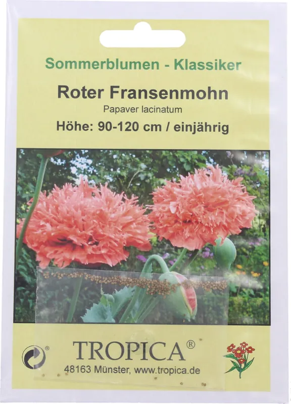 Nog enkele stuks | TROPICA Rode Franjepapaver, 100 Korrels