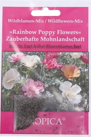Topdeal | TROPICA Wildbloemenmix "Rainbow Poppy Flowers", 300 Korrels