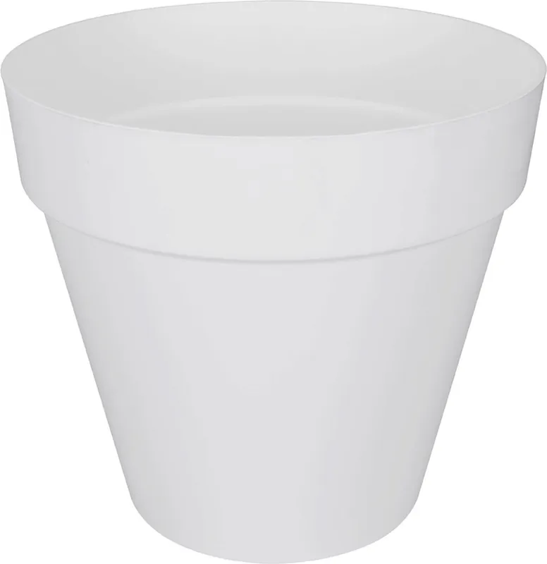 Nieuw gelanceerd - elho loft urban rond wielen 60cm, paddenstoel beige