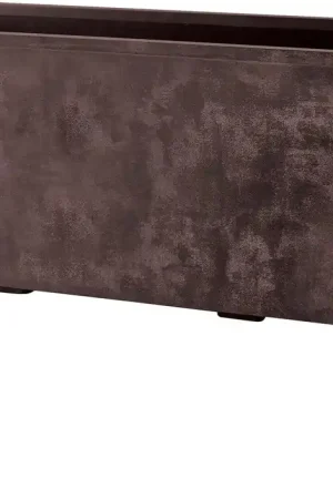 Voeg toe aan winkelwagen | Deroma Plantenbak "Millenium" 99 cm met Waterreservoir, Brownstone