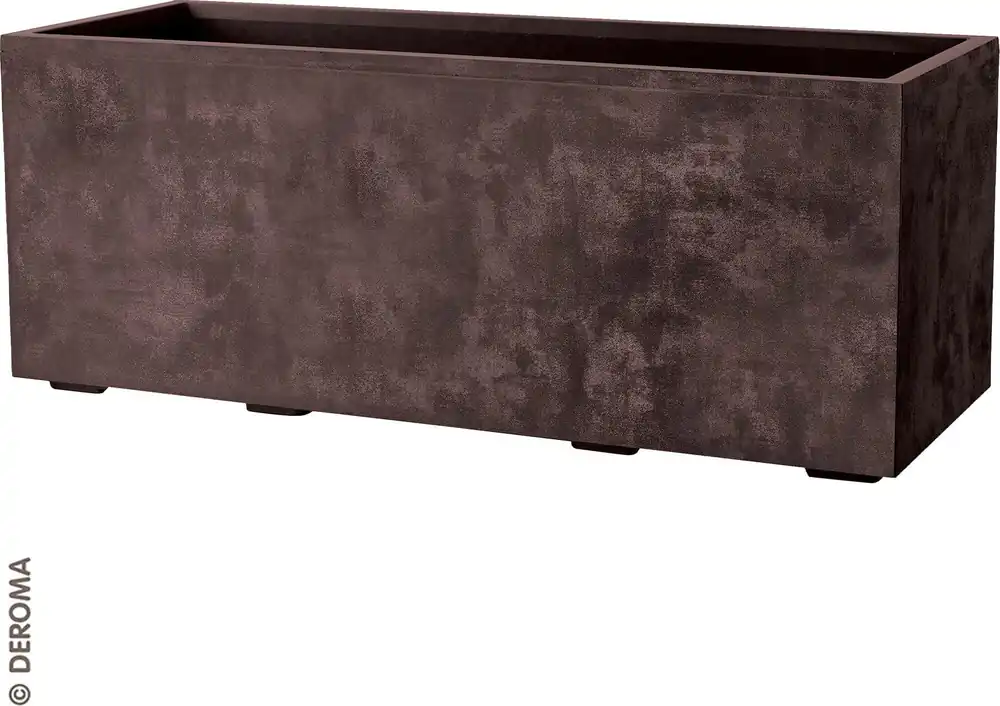 Voeg toe aan winkelwagen | Deroma Plantenbak "Millenium" 99 cm met Waterreservoir, Brownstone
