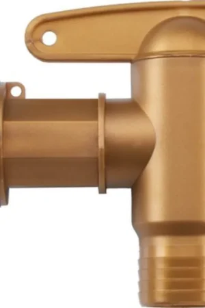 Sale | Garantia AQUA QUICK Kunststof Uitloopkraan 3/4‘‘ - Messingkleurig