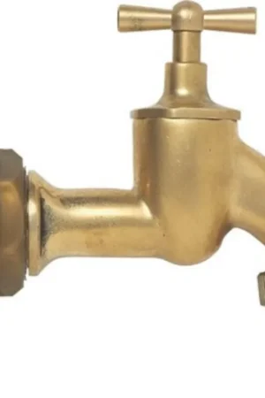 Nog enkele stuks - Garantia Messing Uitloopkraan 3/4‘‘ incl. Tankkoppeling
