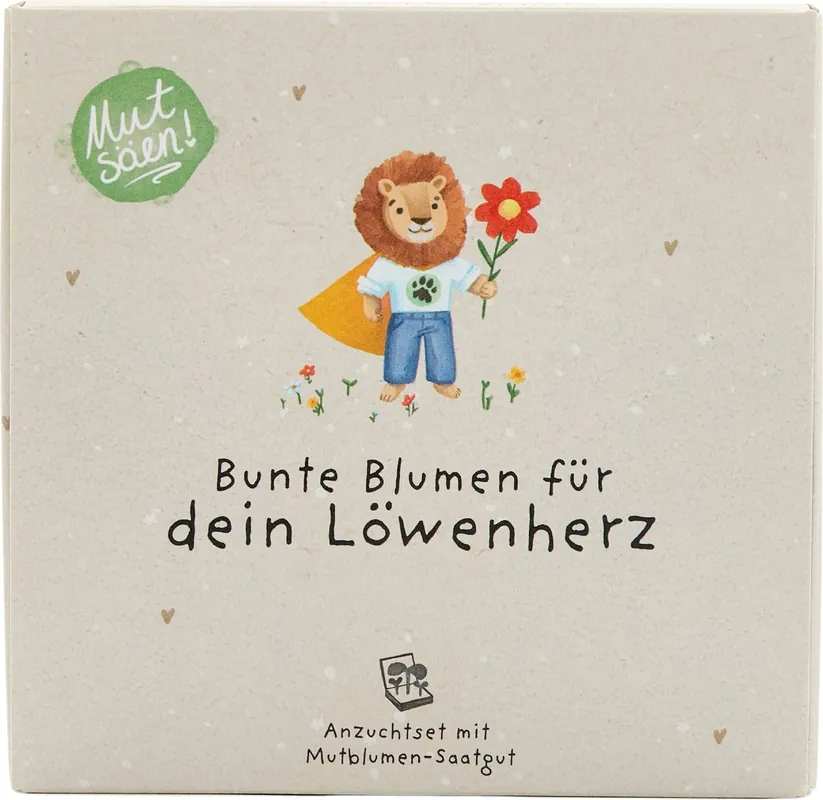 Die Stadtgärtner Kweekbakje "Bunte Blumen für dein Löwenherz" - Speciale aanbieding