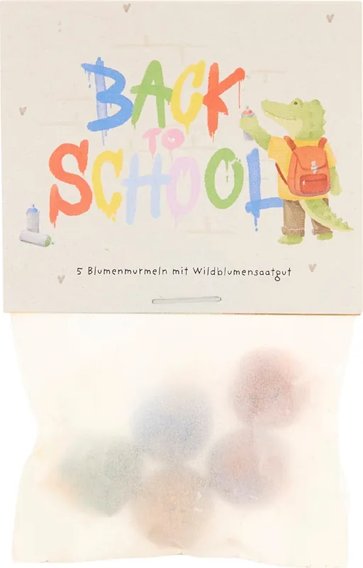 Pak je kans - Die Stadtgärtner Bloemenknikkers "Back to School - Krokodil", 5 stuks