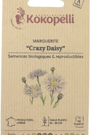Kokopelli Biologische Margriet "Crazy Daisy", 200 Korrels - Bestel nu