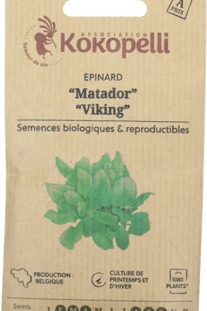 Kokopelli Biologische Spinazie ‘Matador Viking’, 10 g - Premium
