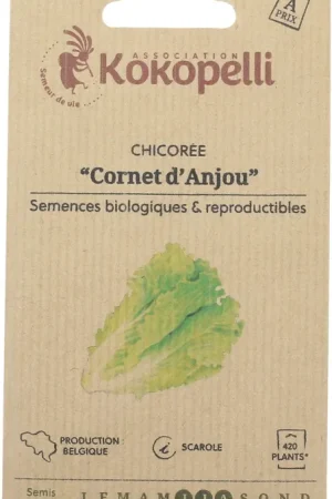 Kokopelli Biologischelogische Witloof ‘Cornet d‘Anjou‘, 1 g | Hoog gewaardeerd
