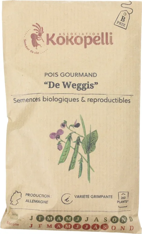 Nog maar enkele beschikbaar | Kokopelli Biologische Stokerwt "De Weggis", 60 g