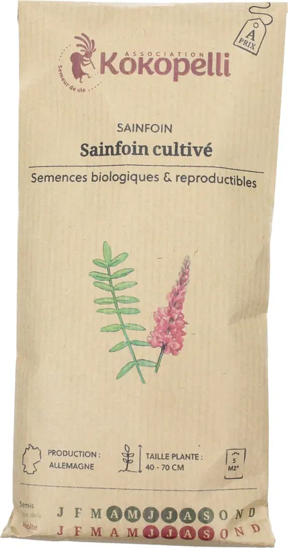 Beste prijs | Kokopelli Biologische Esparcette, 60 g
