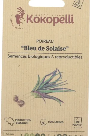 Spoedlevering - Kokopelli Biologische Prei "Bleu de Solaise", 2 g