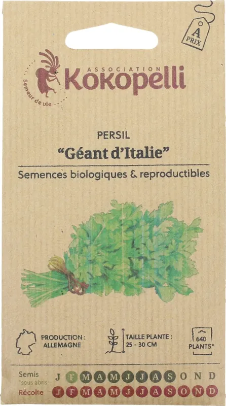 Kokopelli Biologische Reuzenpeterselie, 2 g - Profiteer nu