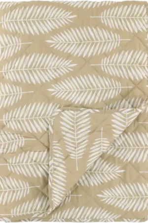 Chic Antique Quilt met Bladmotief - Lage prijs