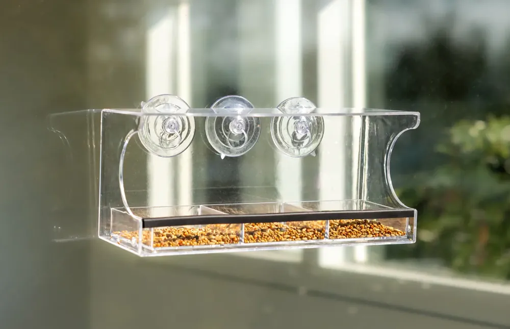 Beperkte voorraad - Esschert Design Voederhuisje voor aan het Raam