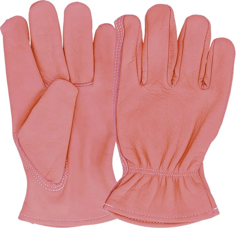 Beste prijs | Esschert Design Koeienleren Tuinhandschoenen Roze, S (1 Paar)