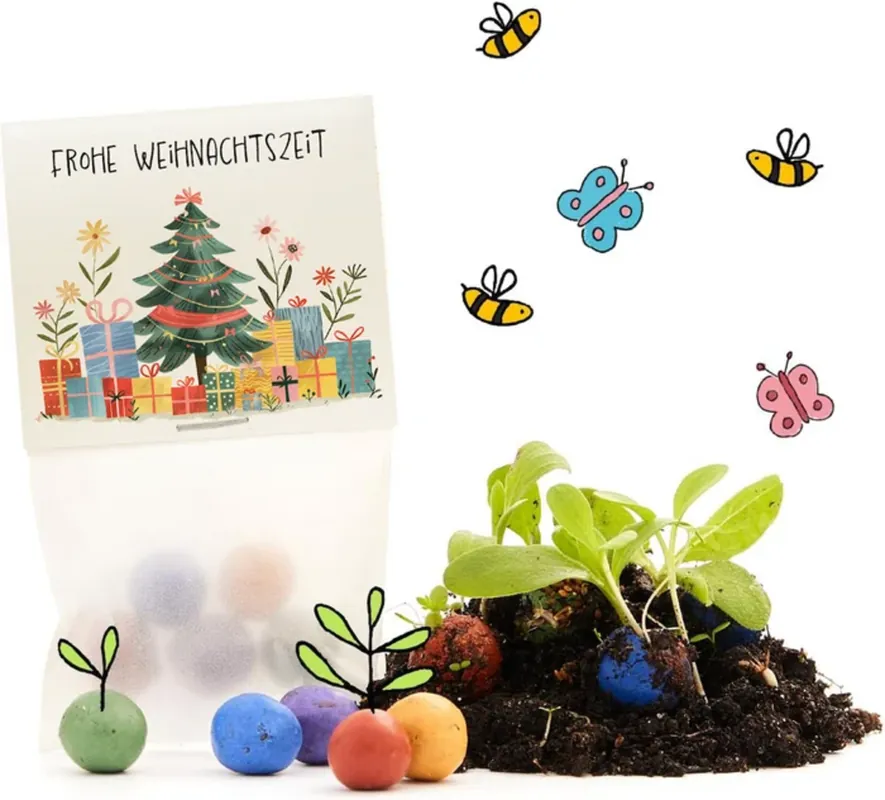 Die Stadtgärtner Bloemenknikkers "Fijne Kerstdagen", 5 stuks | Direct leverbaar