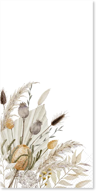 Shop nu | Chic Antique Servetten "Bloemen langs de Weg", 16 stuks