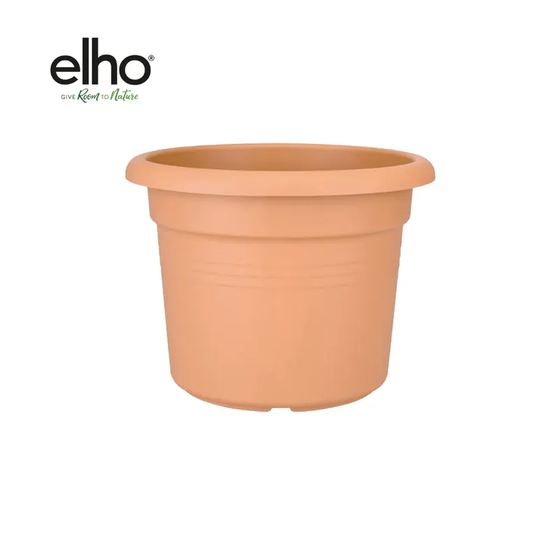 Op voorraad - Pot Elho Green Basics Cilinder Terracotta