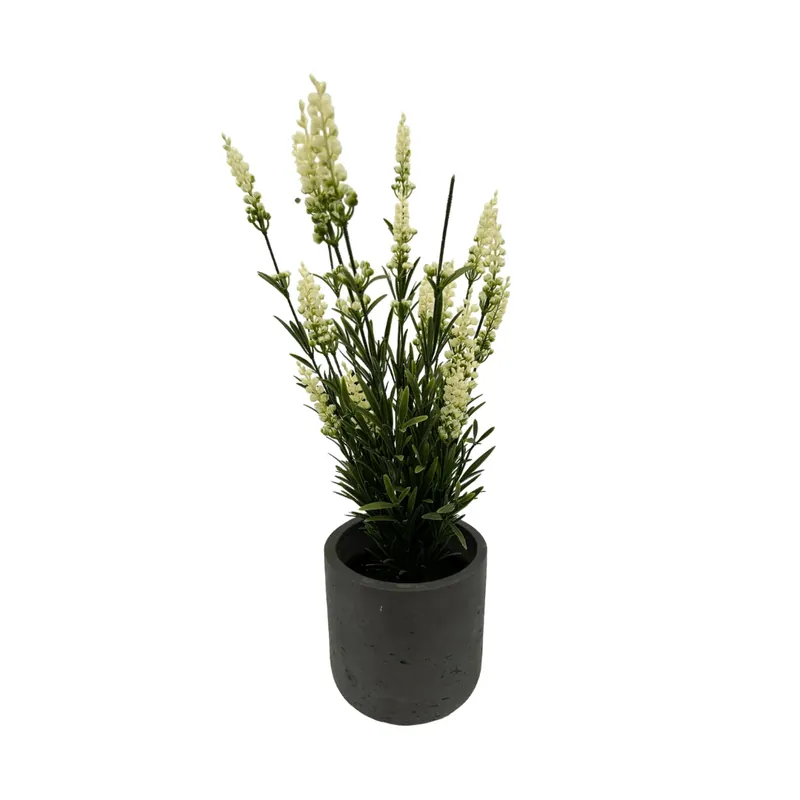 Kunstplant Lavendel Wit - 35 cm - Direct beschikbaar