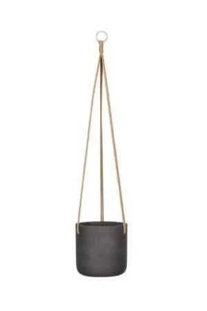 Alleen deze week - Pot Charlie hanging Black Washed