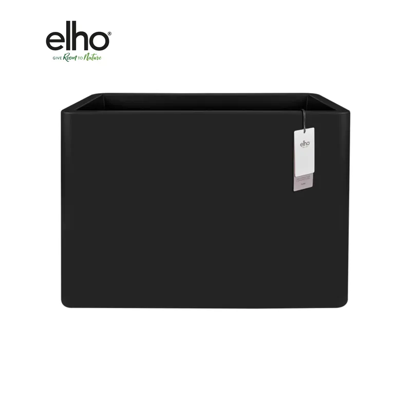 Pot Elho June Brick Divider Zwart | Topkwaliteit
