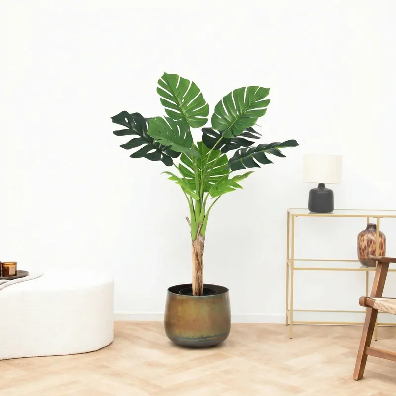 Voordeelprijs | Kunst Monstera Deliciosa - 120cm