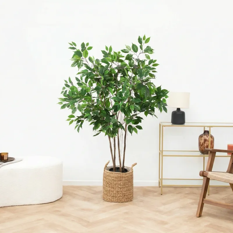 Rechtstreeks uit de fabriek - Kunst Ficus Benjamina - 130cm