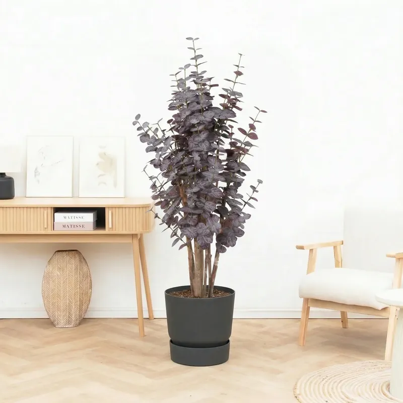 Kunst Eucalyptus purple - 120cm | Nog maar een paar beschikbaar