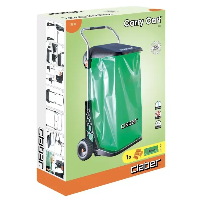 Claber draagkar eco kabeljauw. 8934 | Op = op