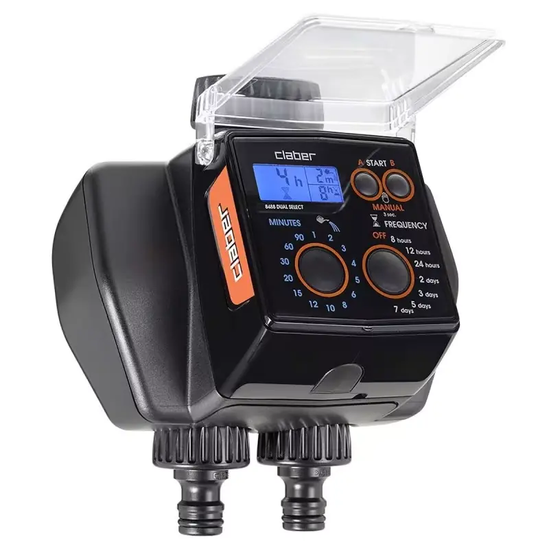 Topdeal - Claber dual select tweeweg programmeur kabeljauw. 8488